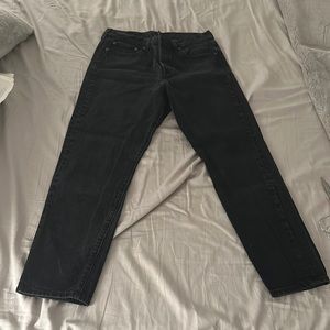 Levi’s black denim jeans